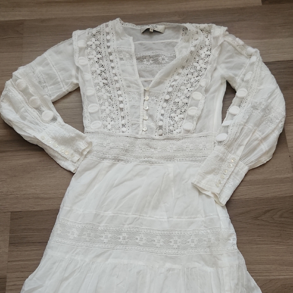 🔥clearance🔥Sea New York Ivory Long Sleeve Dress